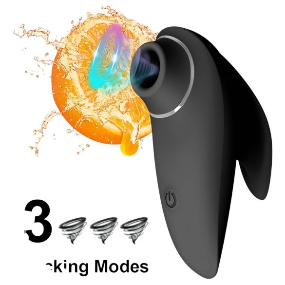 AlvUp - vibrador de sucção clitoriana com ondas de ar - preto