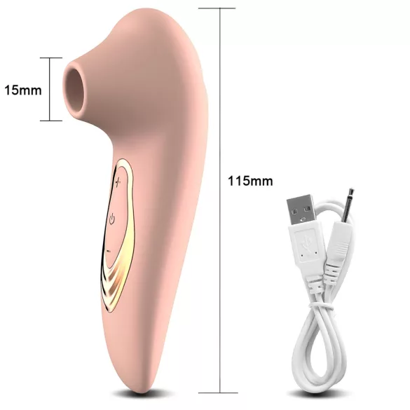 AlvUp - vibrador clitóris sucção a ar - silicone rosa
