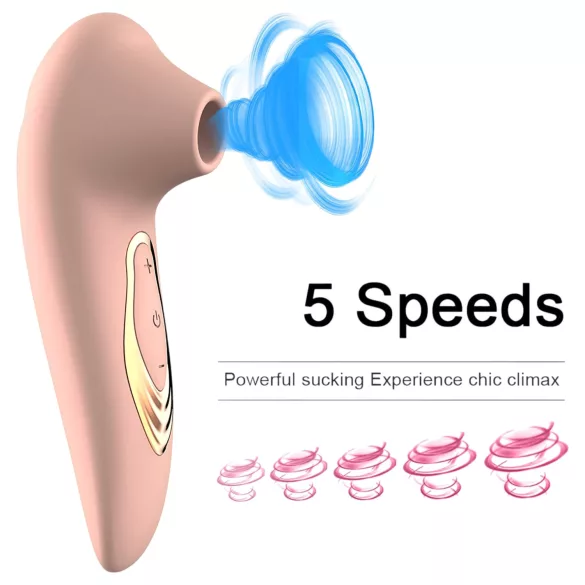 AlvUp - vibrador clitóris sucção a ar - silicone rosa