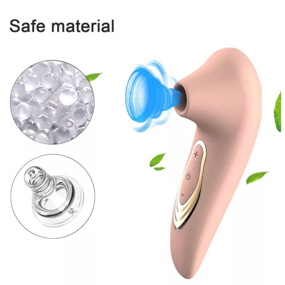 AlvUp - vibrador clitóris sucção a ar - silicone rosa