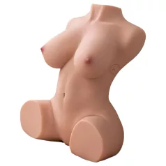   XISE Dania - masturbador masculino tipo torso - função de impulso - cor natural