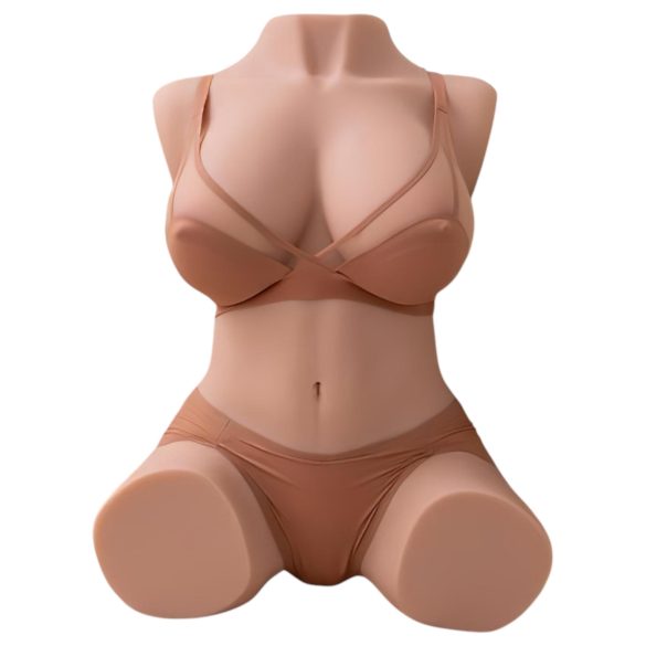 XISE Dania - Masturbador Torso com Função de Empurrão (Natural)