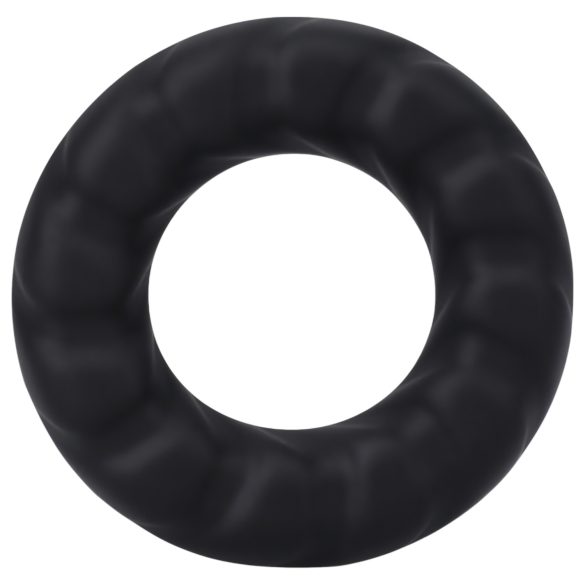 Doc Johnson Fat Tire - anel peniano grosso - silicone preto
