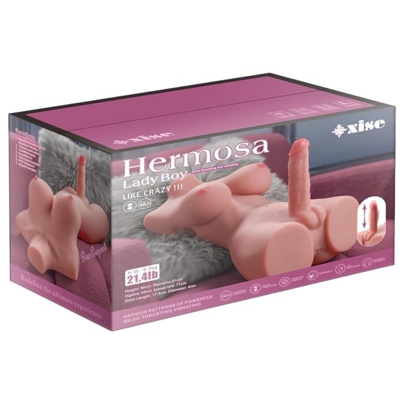 XISE - vibrador torso com função de impulso - Lady Boy