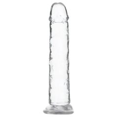 Addiction Crystal - dildo com ventosa - transparente - 18cm