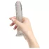 Addiction Crystal - dildo com ventosa (transparente) - 18 cm