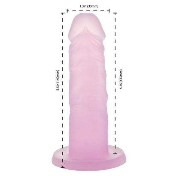 Addiction Coctails - dildo com ventosa - silicone rosa