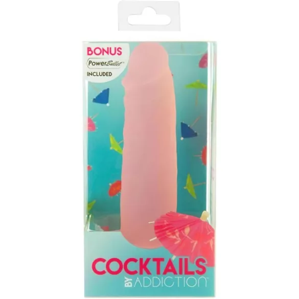 Addiction Cocktails - dildo com ventosa (pêssego)
