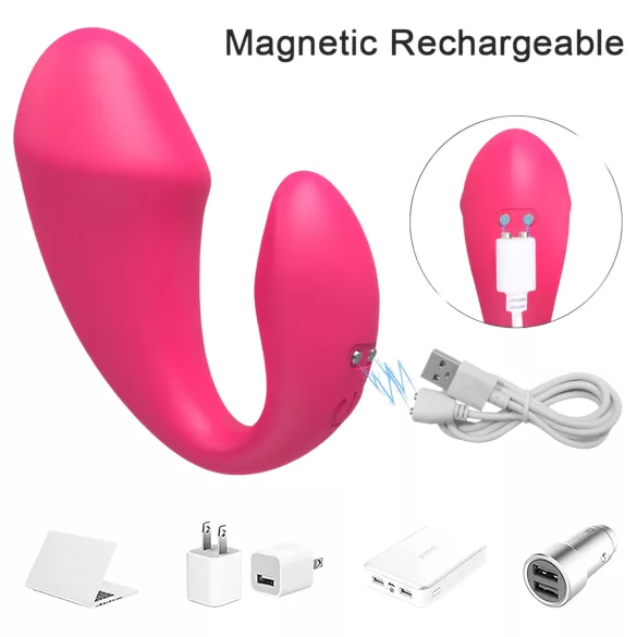 AlvUp - ovo vibratório - estimulação discreta - silicone rosa