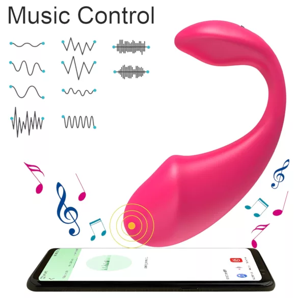 AlvUp - ovo vibratório - estimulação discreta - silicone rosa