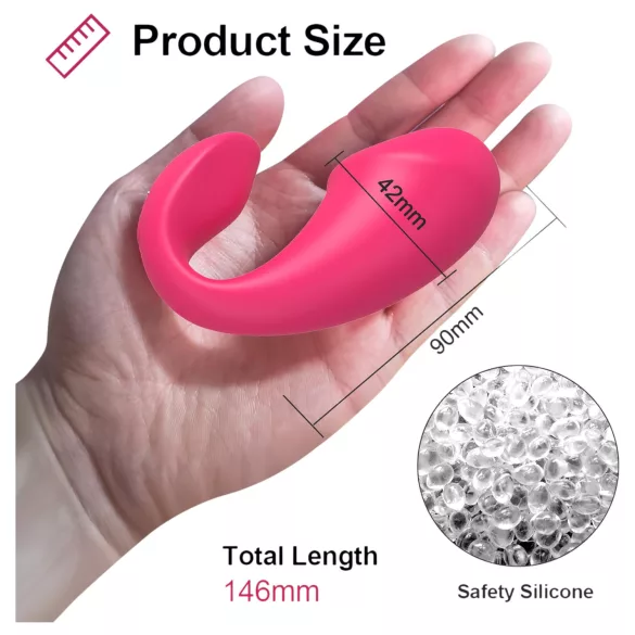 AlvUp - ovo vibratório - estimulação discreta - silicone rosa