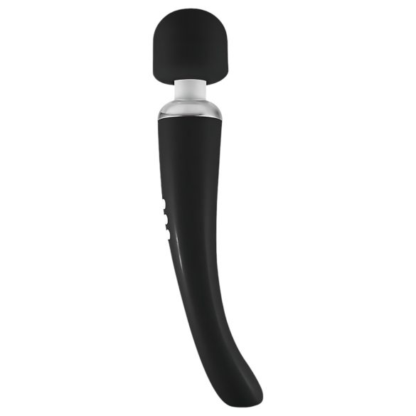 Love Magic Elegance Wand - vibrador massageador recarregável - silicone preto