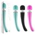 Love Magic Elegance Wand - vibrador massageador recarregável - silicone preto