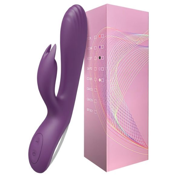 AlvUp - vibrador estimulador ponto G com orelhas - silicone lilás