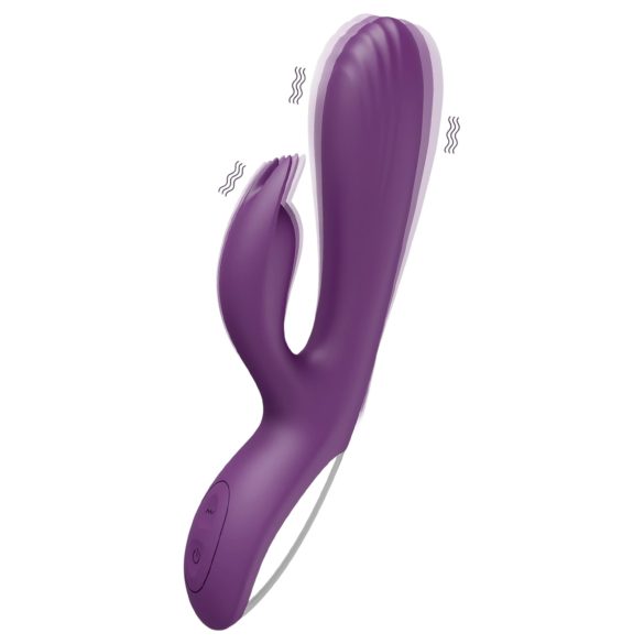 AlvUp - vibrador estimulador ponto G com orelhas - silicone lilás