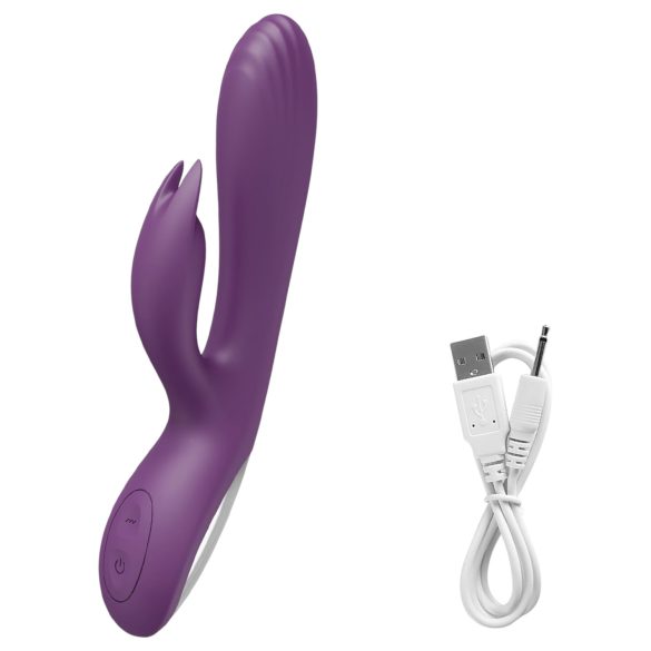AlvUp - vibrador estimulador ponto G com orelhas - silicone lilás