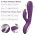 AlvUp - vibrador estimulador ponto G com orelhas - silicone lilás