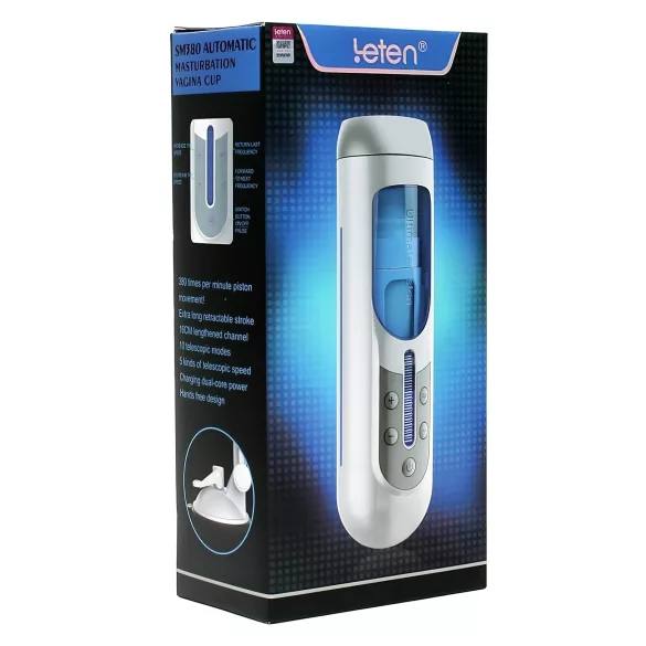 LETEN SM380 - masturbador masculino automático recarregável movimento vertical