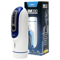   Leten SM390 - masturbador masculino com som e aquecimento - branco