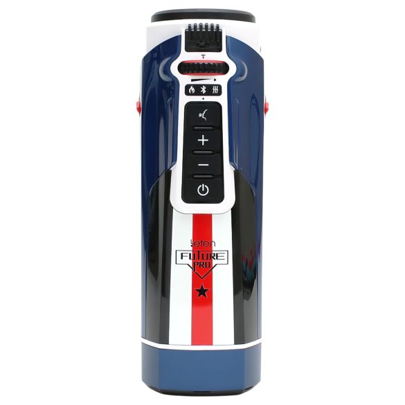 Leten SM Future Pro - masturbador elétrico aquecedor com sons e pressão (azul)