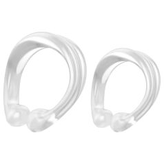 Anel de Silicone para Retardar Ejaculação (transparente)