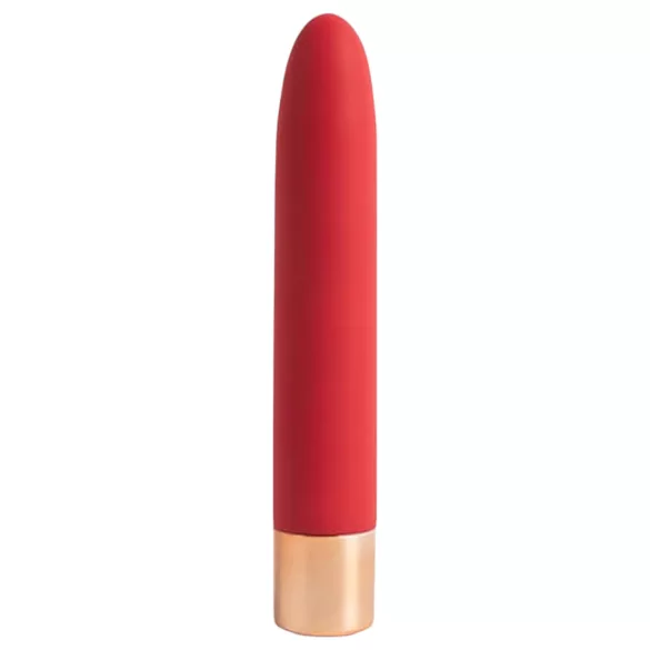 Charming Vibe Desire - vibrador recarregável tipo bastão - silicone vermelho