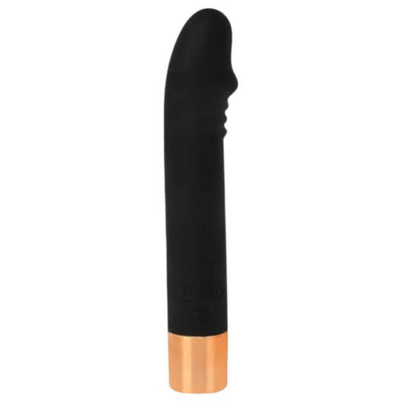 Charming Vibe Dick - vibrador ponto G recarregável - silicone preto