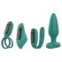 Sex HD - vibrador com controle remoto recarregável - kit 4 peças - verde