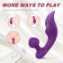 Sex HD Chomper - vibrador clitóris e anal à prova d'água - roxo
