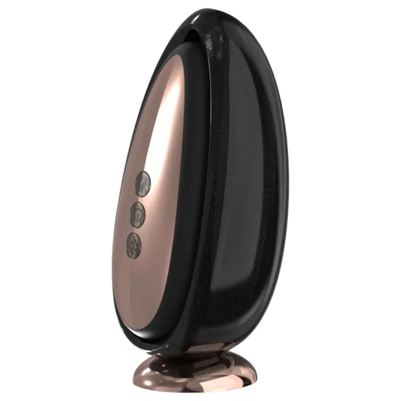Sex HD Mirror - vibrador de língua com função de aquecimento - preto