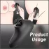 Sex HD Mirror - vibrador de língua com função de aquecimento - preto