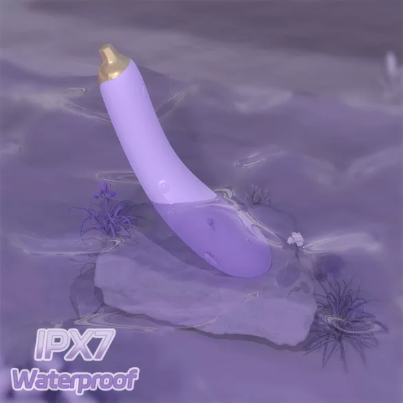 Sex HD - vibrador em formato de berinjela - silicone roxo