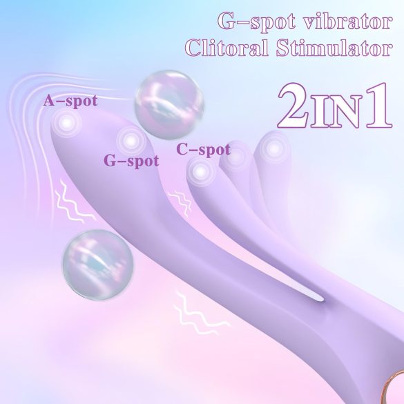 Sex HD Kaethe - vibrador clitóris com braço - silicone roxo