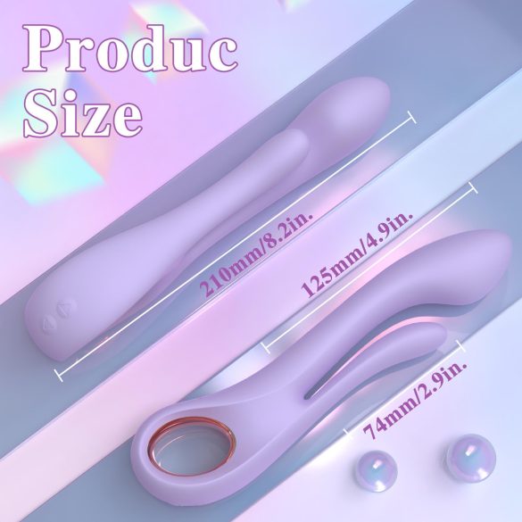 Sex HD Kaethe - vibrador clitóris com braço - silicone roxo