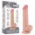 Lovetoy Sliding-Skin - dildo realístico com escroto dupla camada - 20,8cm natual