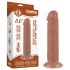 Lovetoy Sliding-Skin - dildo ventosa duplo revestimento 20cm - cor natural