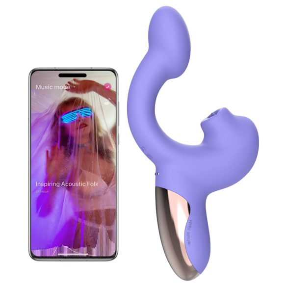 Magic Motion Magic Ponder - vibrador 2 em 1 com estimulador clitoriano - lilás