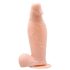 Baile - vibrador inflável realístico - cor natural