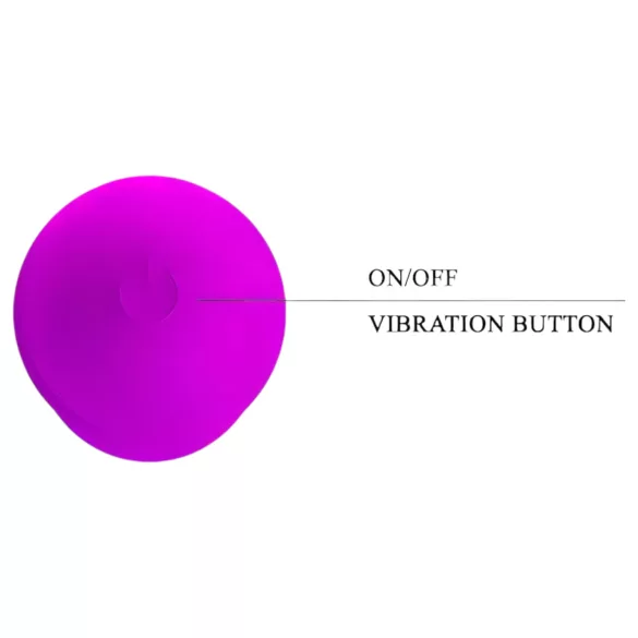 Pretty Love Beck - vibrador ponto G à prova d'água - silicone rosa