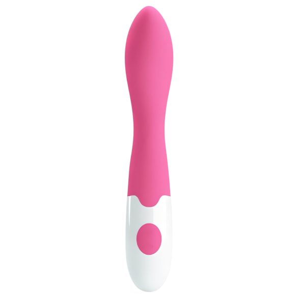 Pretty Love Bishop - vibrador ponto G à prova d’água - silicone rosa/branco