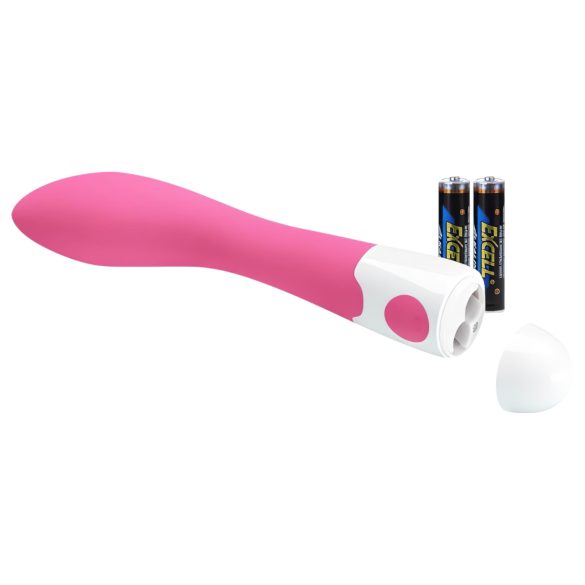 Pretty Love Bishop - vibrador ponto G à prova d’água - silicone rosa/branco