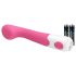 Pretty Love Charles - vibrador ponto G à prova d'água - silicone rosa