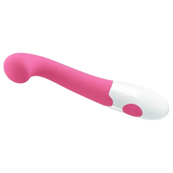 Pretty Love Charles - vibrador ponto G à prova d'água - silicone rosa