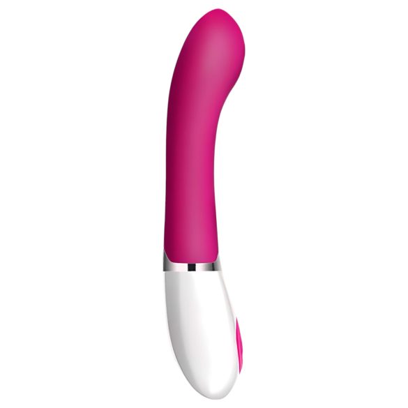 Pretty Love Daniel - vibrador ponto G à prova d'água - silicone rosa branco