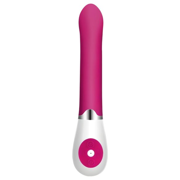 Pretty Love Daniel - vibrador ponto G à prova d'água - silicone rosa branco