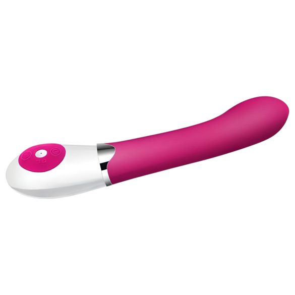 Pretty Love Daniel - vibrador ponto G à prova d'água - silicone rosa branco
