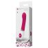Pretty Love Daniel - vibrador ponto G à prova d'água - silicone rosa branco