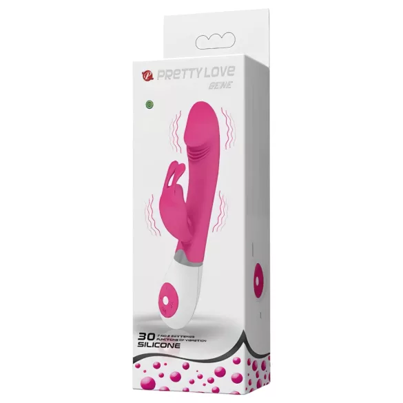 Pretty Love Gene - vibrador ponto G à prova d’água - silicone rosa
