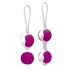 Pretty Love Orgasmic - kit bolas tailandesas ajustáveis - silicone branco roxo