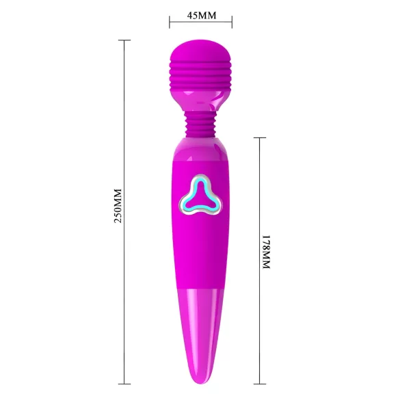 Pretty Love - vibrador massageador recarregável - silicone roxo